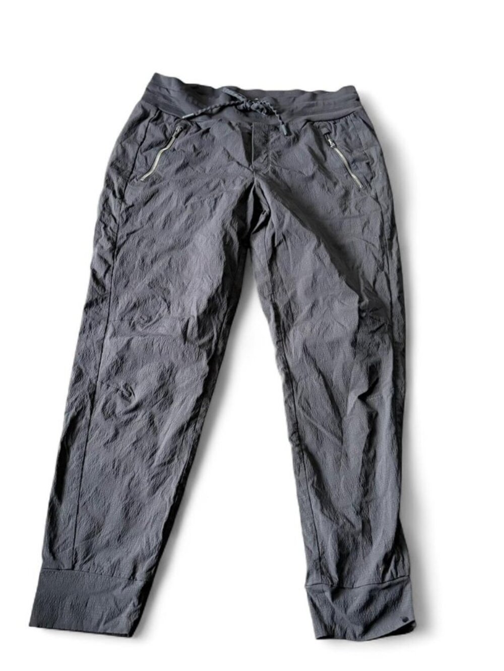 Athleta black joggers with drawstring waist and pockets   size 8   Vintage y2k 0